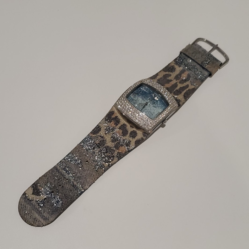 🌻2 for $35🌻AIROLDI Vera Pelle watch w crystals